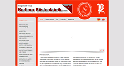 Desktop Screenshot of berliner-buestenfabrik.de
